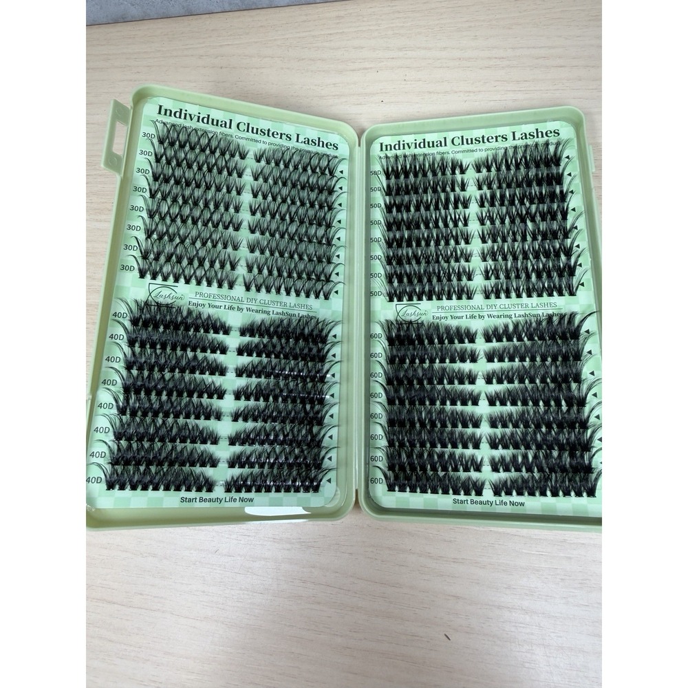 Lash Clusters Cat Eye D Curl 30D 40D 50D 60D Volume DIY Individual Lashsun